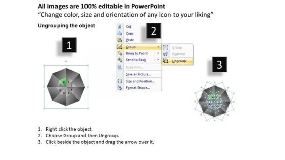 PowerPoint Template Chart Quadrant Diagram Ppt Design