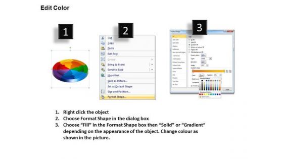 PowerPoint Template Circular Process Circle Puzzle Diagram Ppt Design
