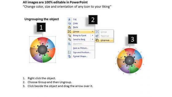 PowerPoint Template Circular Puzzle Business Ppt Presentation