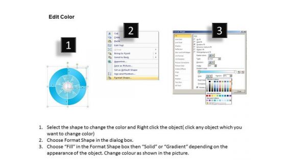 PowerPoint Template Circular Puzzle Marketing Ppt Slide Designs