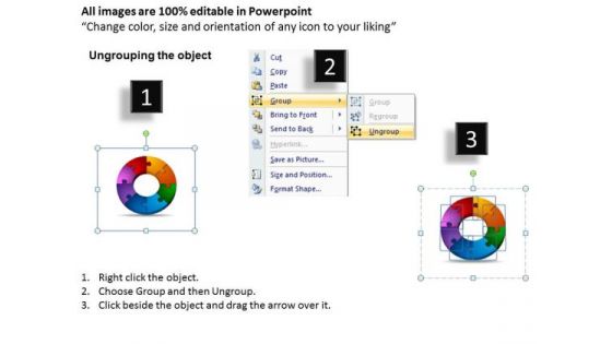 PowerPoint Template Circular Puzzle Process Company Ppt Slide