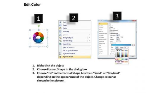 PowerPoint Template Circular Puzzle Process Company Ppt Slide