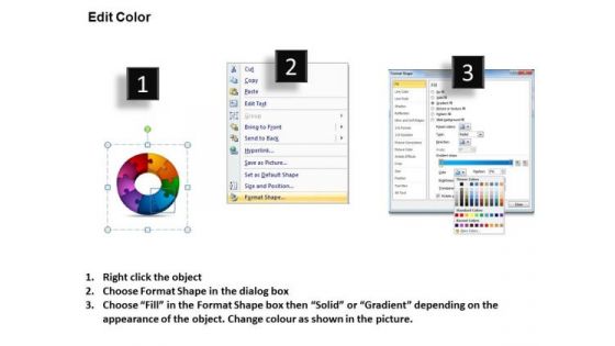 PowerPoint Template Circular Puzzle Process Marketing Ppt Slide Designs