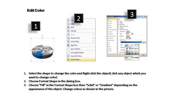 PowerPoint Template Company Circular Arrow Ppt Backgrounds