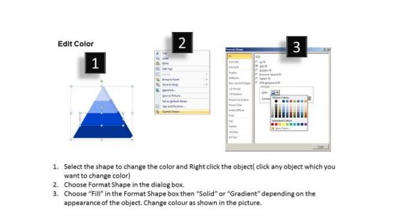 PowerPoint Template Company Competition 3d Pyramid List Ppt Presentation