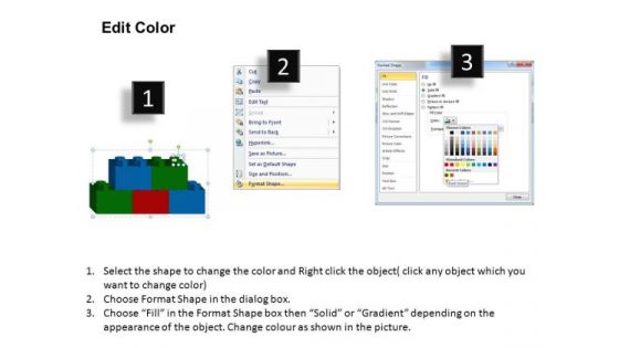 PowerPoint Template Company Lego Blocks Ppt Design