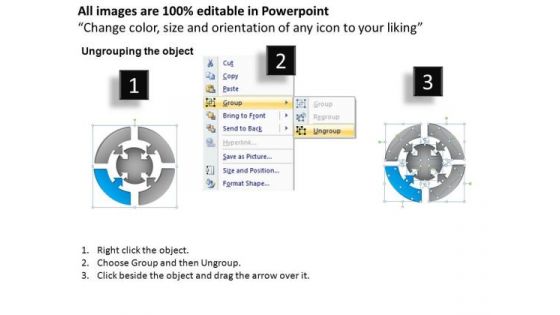 PowerPoint Template Company Round Process Flow Chart Ppt Design
