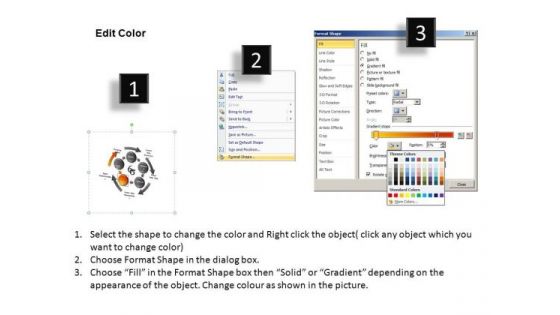 PowerPoint Template Company Teamwork Six Sigma Ppt Slide