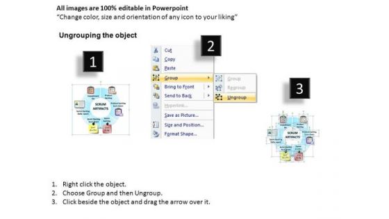 PowerPoint Template Corporate Competition Scrum Process Ppt Template