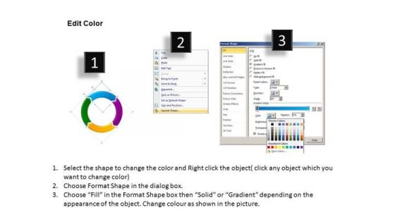 PowerPoint Template Corporate Strategy Cycle Diagram Ppt Theme