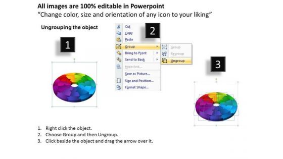 PowerPoint Template Cycle Chart Circular Process Ppt Slide