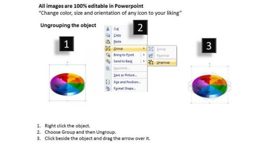 PowerPoint Template Diagram Circle Puzzle Ppt Layout