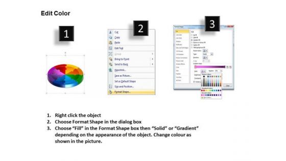 PowerPoint Template Diagram Circle Puzzle Ppt Layout