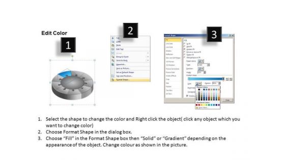 PowerPoint Template Diagram Circular Process Ppt Process