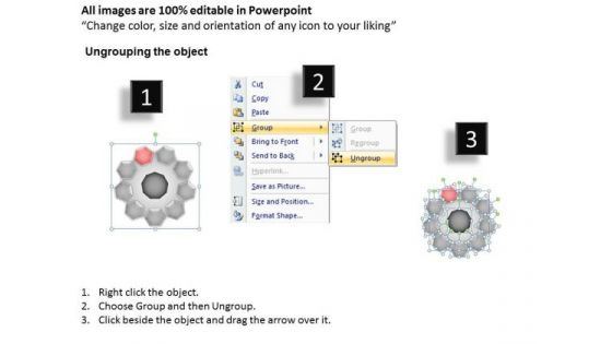 PowerPoint Template Diagram Hub And Spokes Process Ppt Design