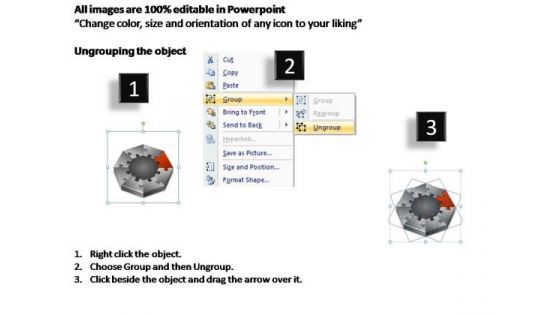PowerPoint Template Diagram Perplex Flow Ppt Design