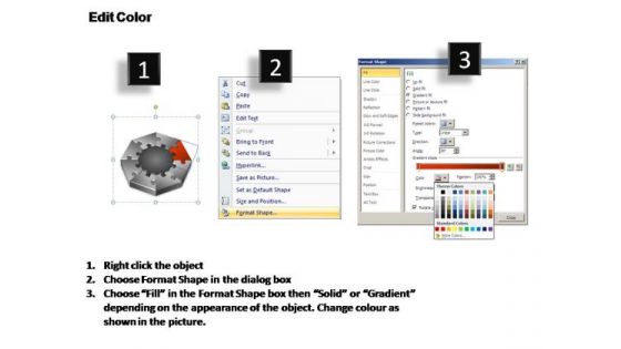 PowerPoint Template Diagram Perplex Flow Ppt Design