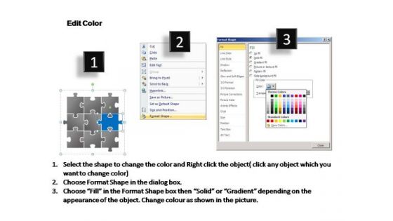 PowerPoint Template Diagram Puzzle Ppt Theme
