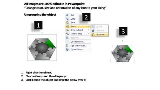 PowerPoint Template Diagram Puzzle Process Ppt Backgrounds