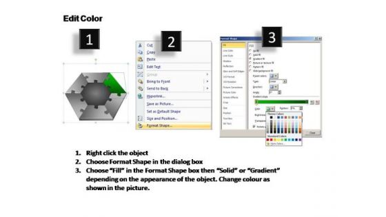 PowerPoint Template Diagram Puzzle Process Ppt Backgrounds