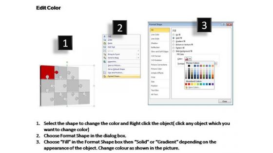 PowerPoint Template Diagram Puzzle Process Ppt Designs