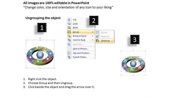 PowerPoint Template Download Circular Process Ppt Presentation