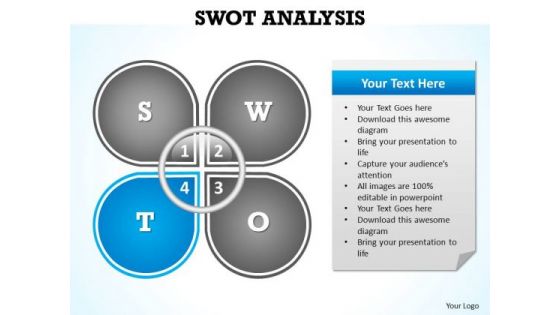 PowerPoint Template Download Swot Analysis Ppt Slides