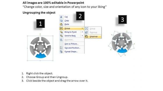 PowerPoint Template Editable Round Chart Ppt Presentation