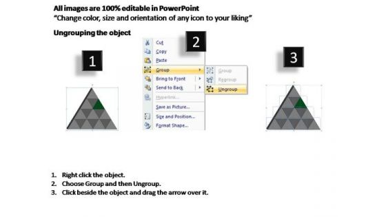 PowerPoint Template Editable Triangle Process Ppt Designs