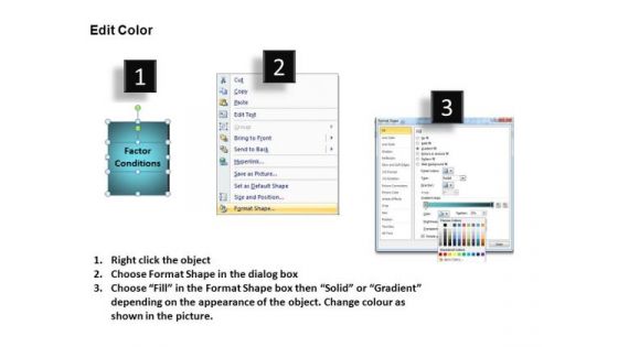 PowerPoint Template Executive Success Porters Diamond Ppt Themes