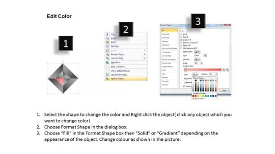 PowerPoint Template Global Quadrant Diagram Ppt Theme