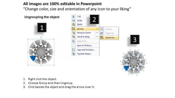 PowerPoint Template Global Round Chart Ppt Layout