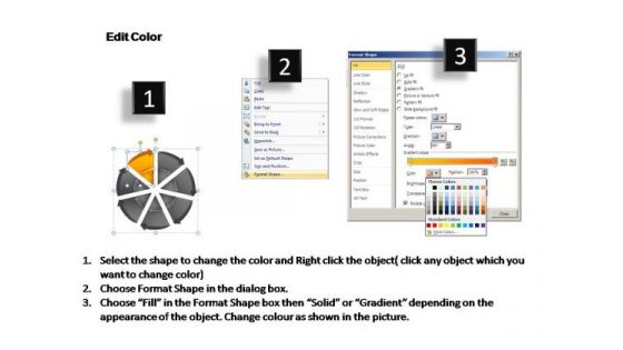 PowerPoint Template Graphic Business Circular Ppt Template