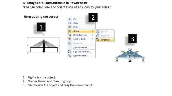 PowerPoint Template Growth Bridge Chart Ppt Design
