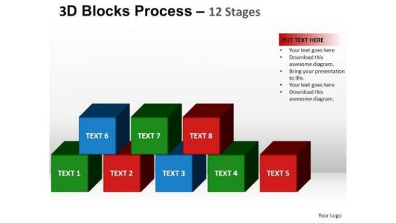 PowerPoint Template Growth Building Blocks Ppt Slides