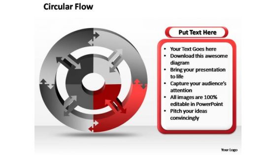 PowerPoint Template Growth Circular Ppt Templates