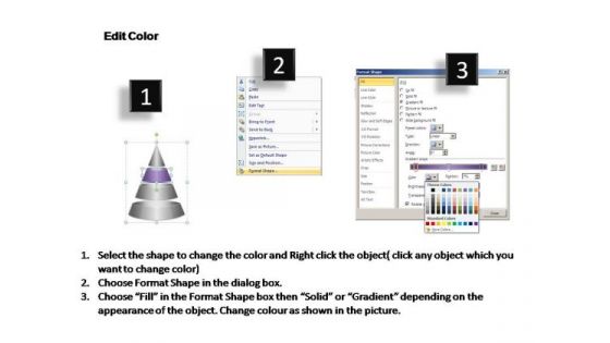 PowerPoint Template Growth Cone Diagram Ppt Slide Designs