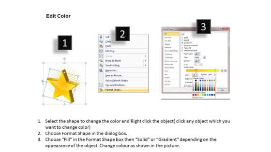 PowerPoint Template Growth Pedestal Shinning Ppt Process