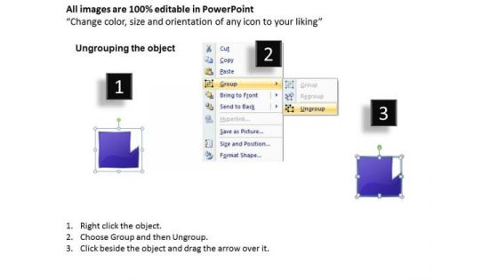 PowerPoint Template Illustration Of Six Sequential Steps Process Image