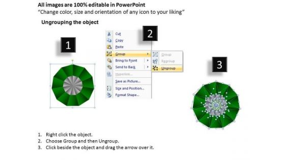 PowerPoint Template Image Pie Chart Ppt Design