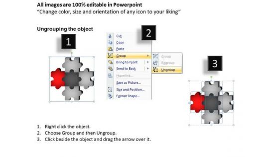 PowerPoint Template Image Puzzle Pieces Ppt Slide