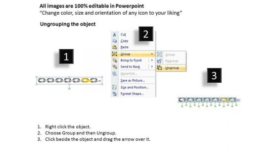 PowerPoint Template Leadership Chains Process Ppt Theme