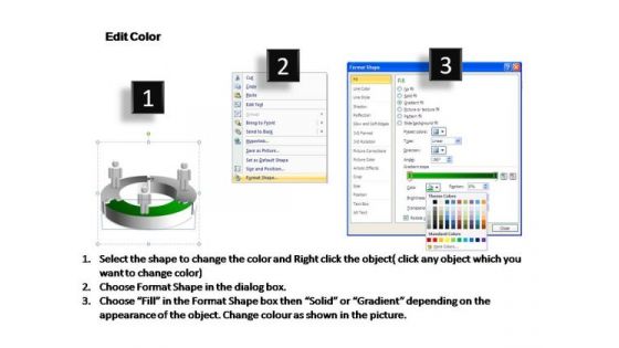 PowerPoint Template Leadership Circular Ppt Presentation