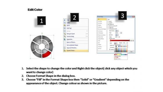 PowerPoint Template Leadership Double Ring Ppt Backgrounds