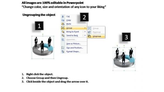 PowerPoint Template Leadership Interconnected Factors Ppt Slide