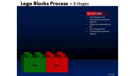PowerPoint Template Leadership Lego Blocks Ppt Presentation