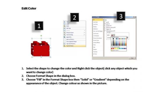 PowerPoint Template Leadership Lego Blocks Ppt Presentation
