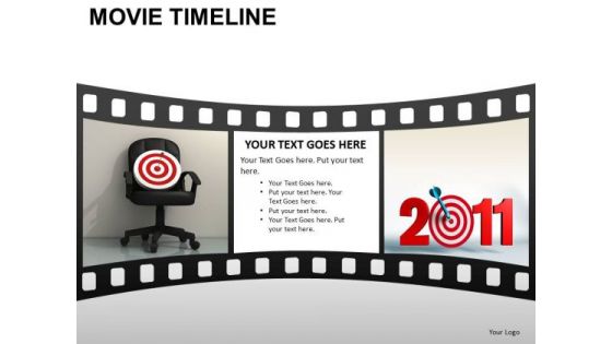 PowerPoint Template Leadership Movie Timeline Ppt Layouts