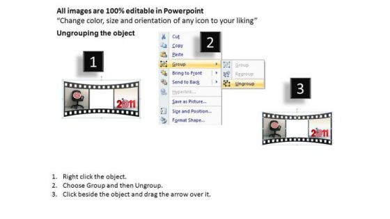 PowerPoint Template Leadership Movie Timeline Ppt Layouts