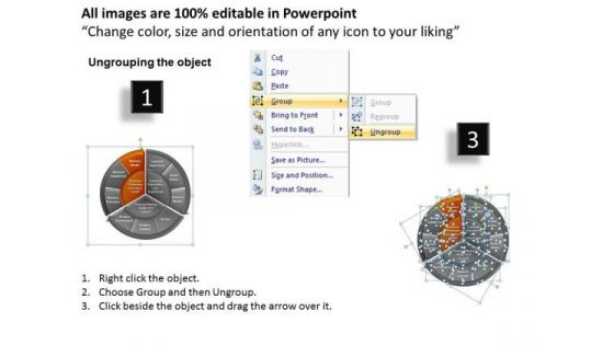 PowerPoint Template Leadership Pie Chart Diagram Ppt Slide Designs